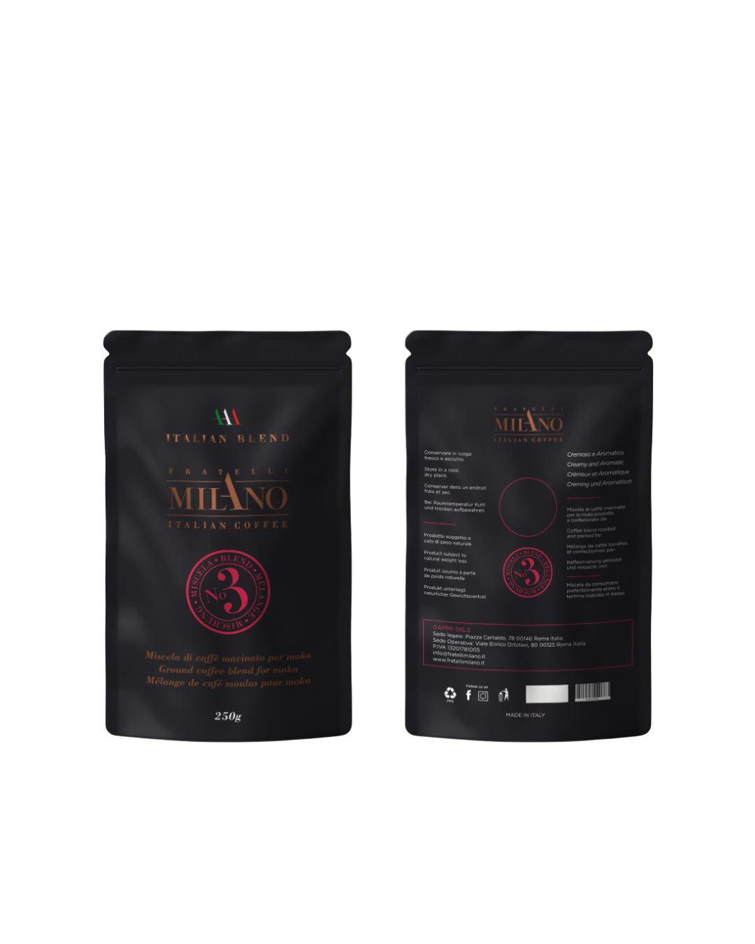 Sacchetto Caffè Macinato Blend 3