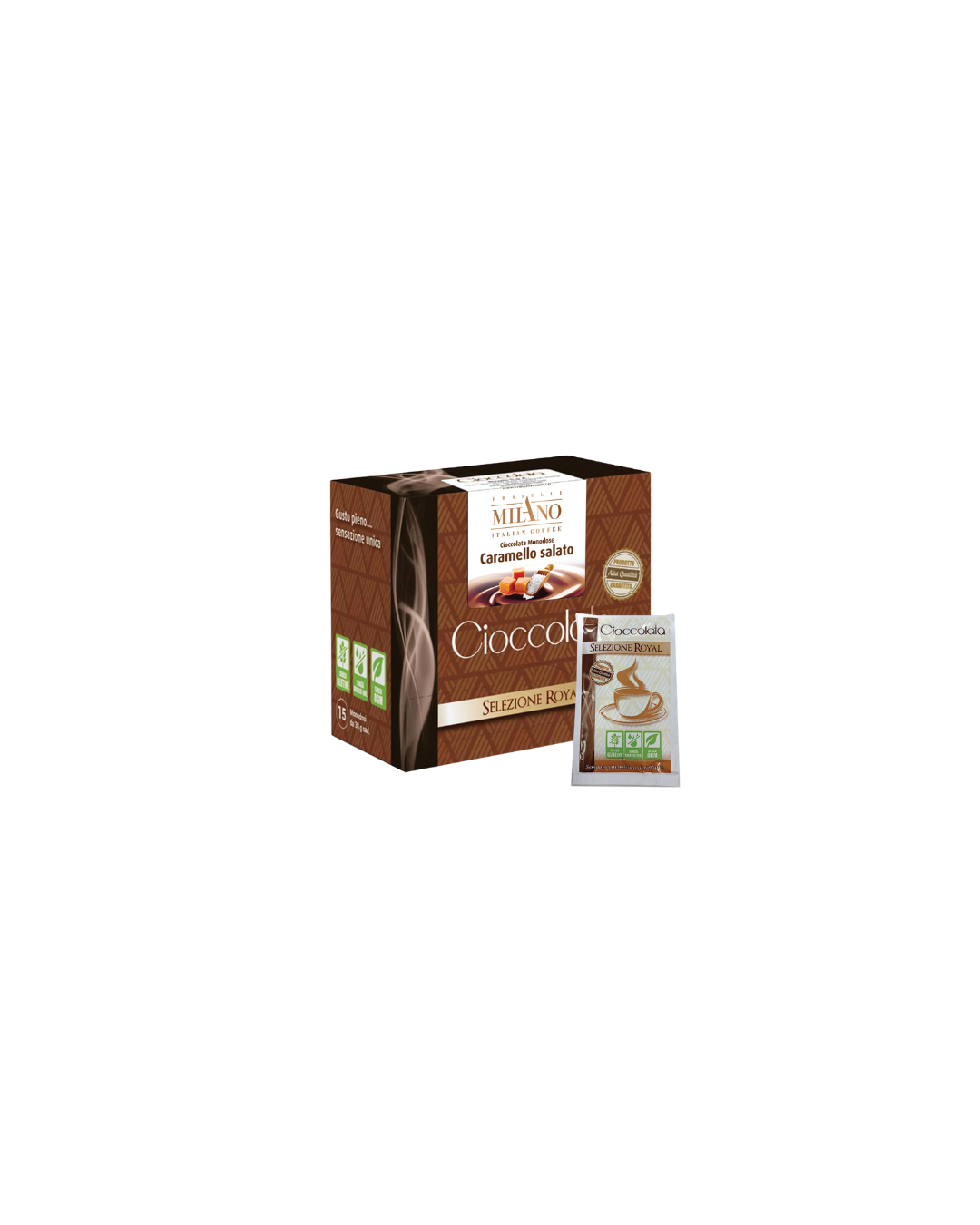 Cioccolata Royal caramello salato 15 bustine