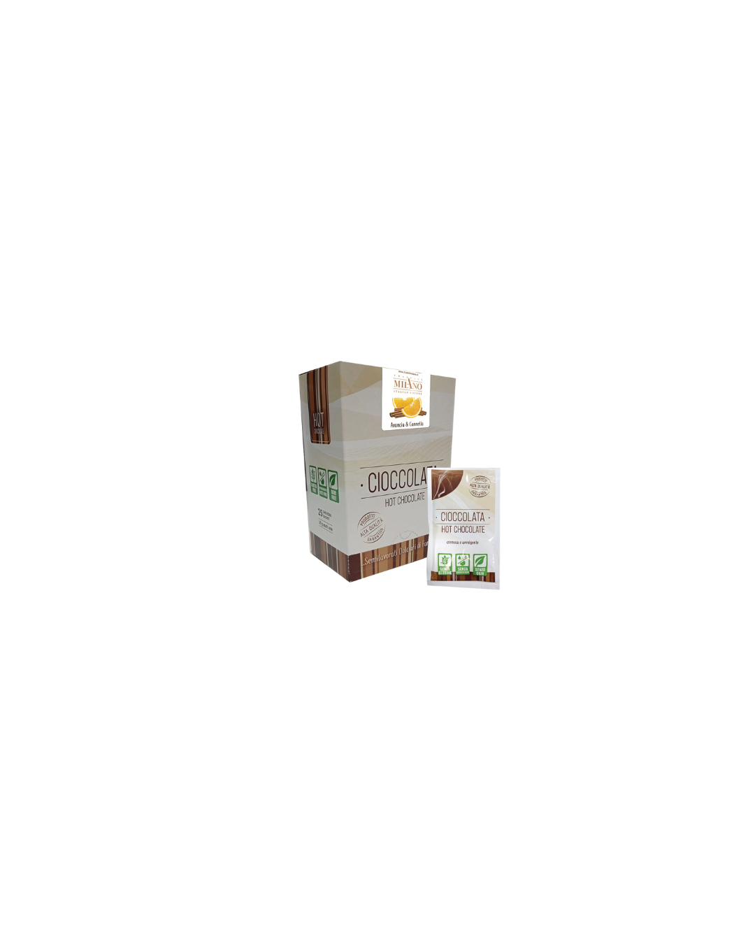 Cioccolata Arancia e Cannella 25 bustine