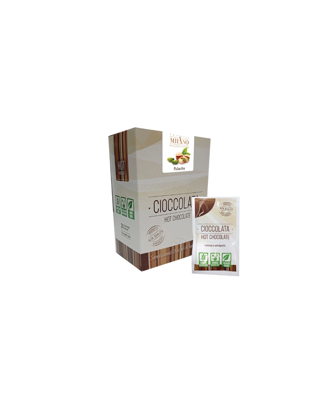 Cioccolata al Pistacchio 25 bustine