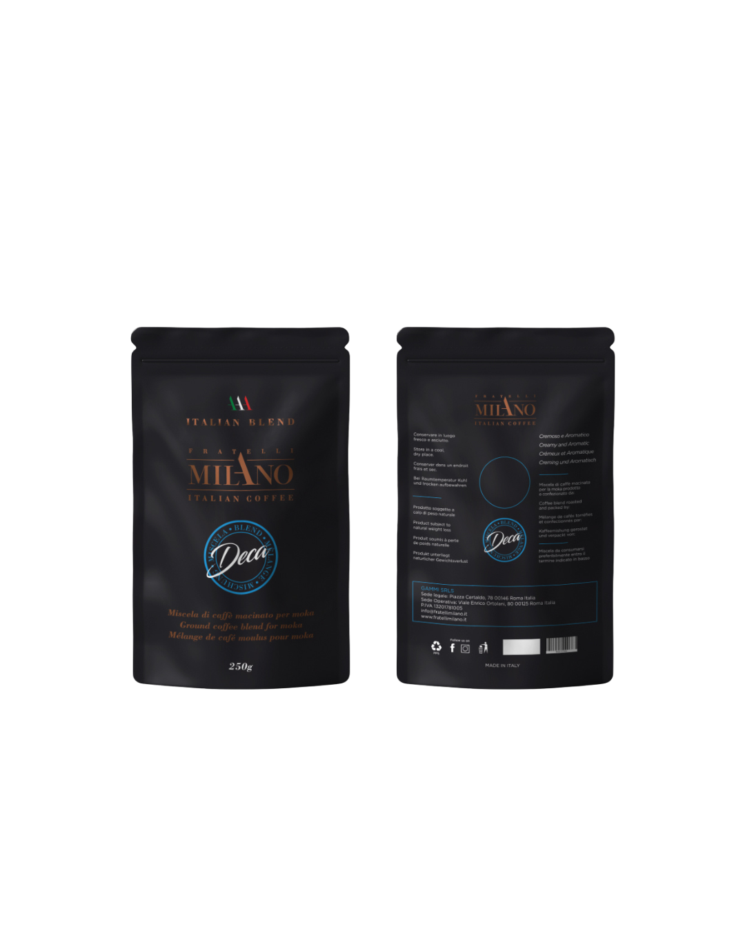 Sacchetto Caffè Macinato Deca