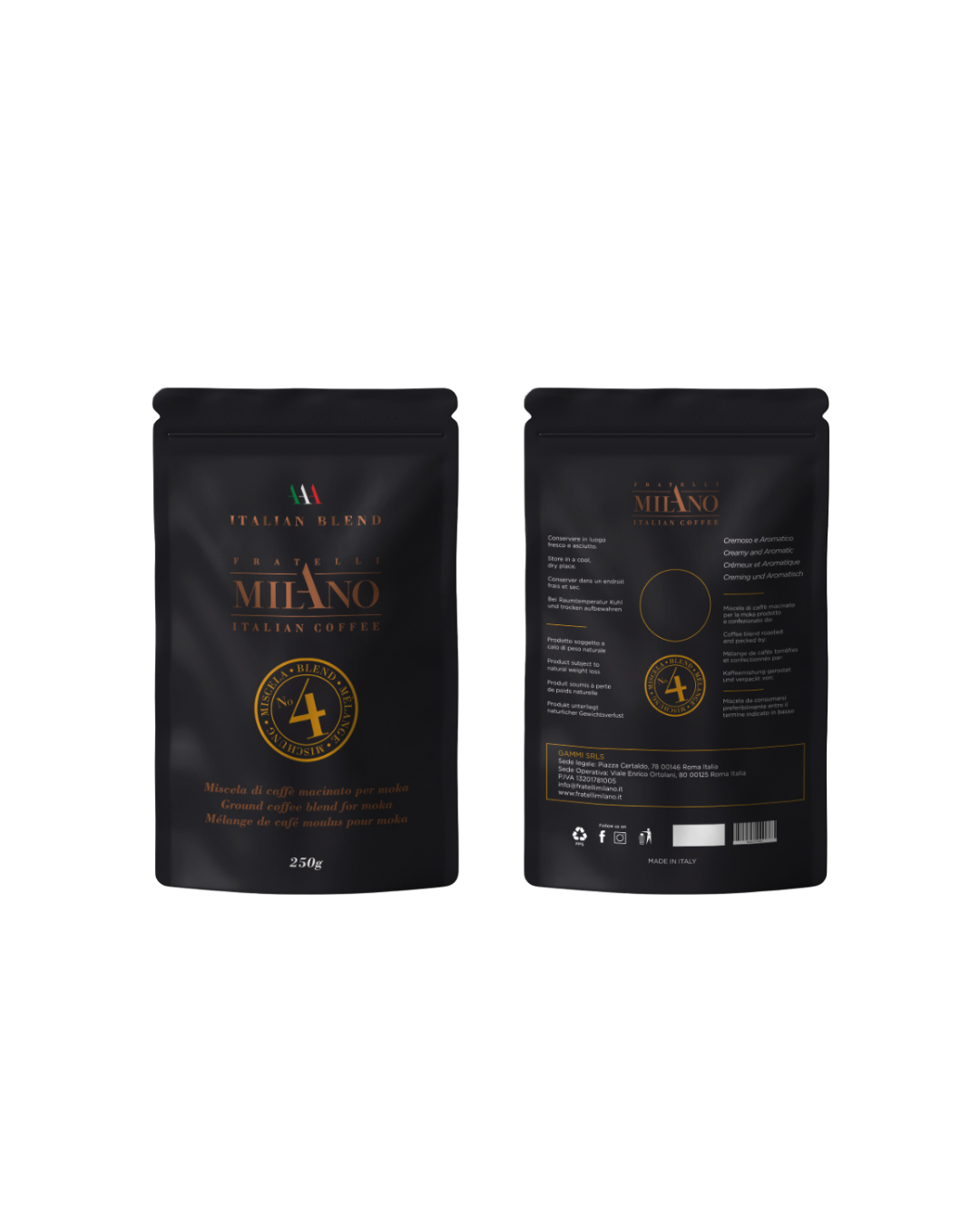 Sacchetto Caffè Macinato Blend 4