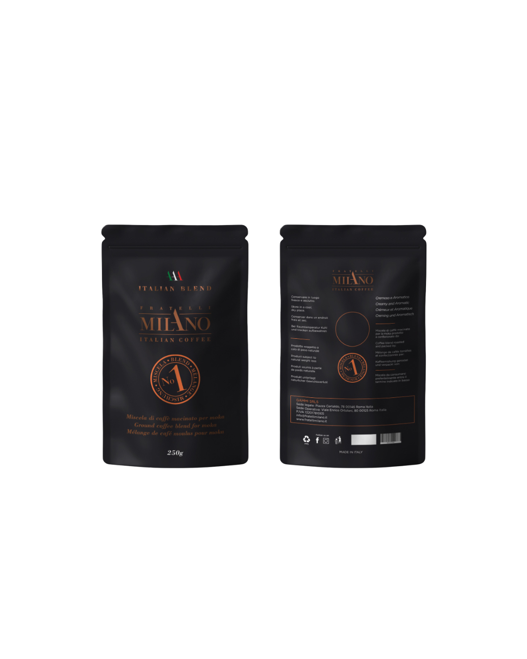 Sacchetto Caffè Macinato Blend 1