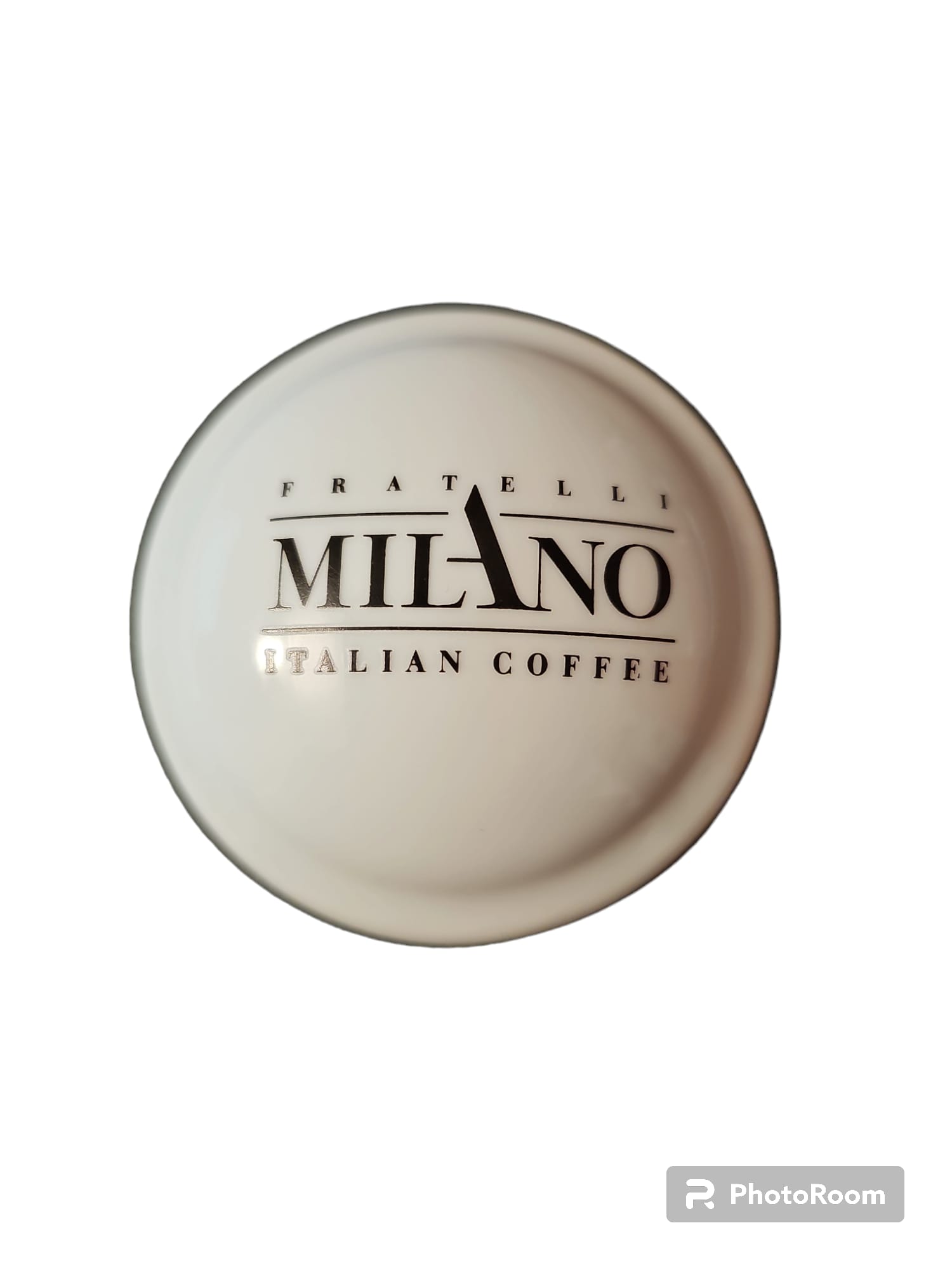 Tazzina Bianca con tappo salva aroma / Fratelli Milano Italian Coffee